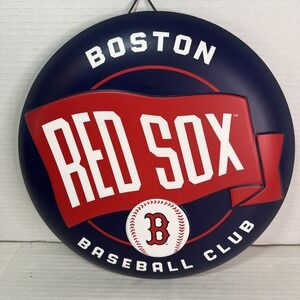 MLB Boston Red Sox Metal Button Wall Art 12inches(L),12‎ inches (W)